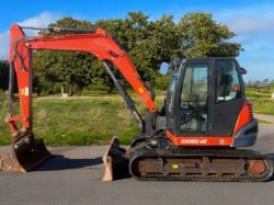 2018 KUBOTA KX080-4A 8 TONNE EXCAVATOR