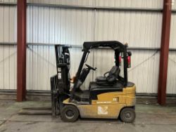 **(INCLUDES CHARGER)** 2011 MITSUBISHI FB20CN ELECTRIC 4-WHEEL FORKLIFT