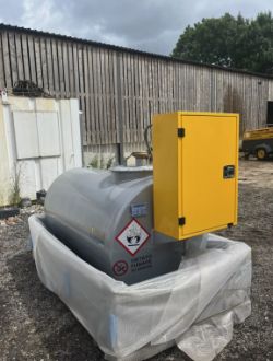 ** BRAND NEW ** 1200 LITRE BUNDED DIESEL BOWSER – ELECTRIC FUEL TANK PUMP