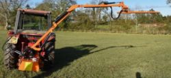 TRACTOR MOUNTED T190 FINGER BAR HEDGE CUTTER – 4.8M REACH