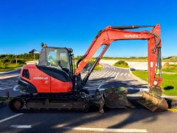 2018 KUBOTA KX080-4A 8 TONNE EXCAVATOR