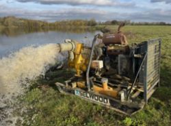 SELWOOD 6-INCH WATER PUMP WITH IZUSI DIESEL ENGINE