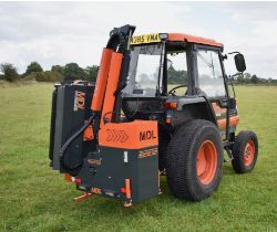 ECOMBI CUT 100CM JOYSTICK OPERATED FLAIL HEDGE CUTTER + FINGER BAR COMBO