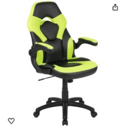 PALLET CONTAINING 10 X BRAND NEW GREEN GAMING CHAIRS