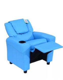1X BRAND NEW KIDS TURQUOISE RECLINER
