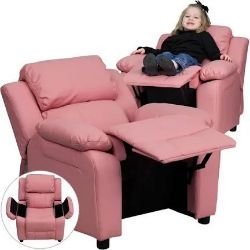 1 X BRAND NEW PINK KIDS RECLINER