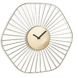 EXTRA LARGE GOLD CLOCK 62.5CM