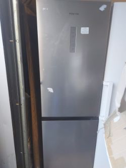 HISENSE FRIDGE FREEZER SLIVER GREY LOOK NEW