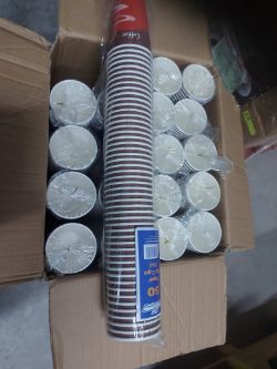 LARGE COFFEE MACHINE PAPER CUP NEW IN BOX X 2 EACH BOX 1000
