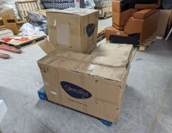 STRESSLESS ANNA A3 3 SEATER WITH 1 POWER SEAT IN PALOMA LIGHT GREY RRP Â£8479