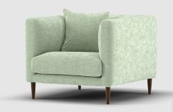 SOFOLOGY PIMLICO CHAIR ARTIC EUCALYPTUS FEET WALNUT RRP Â£479