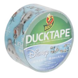 34 BXS (203 ROLLS) DISNEY OLAF DUCK TAPE 48MM X 9.1M.
