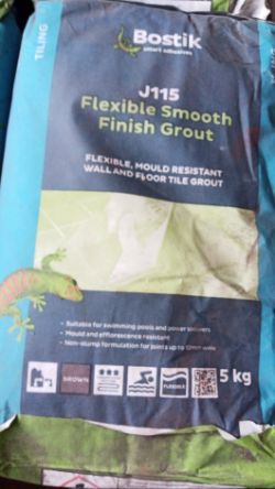 PALLET FULL OF BOSTIK J115 SMOOTH FINISH GROUT