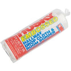 168 X HUSKY DROP CLOTHS 3FT X 60FT 2 MIL - CLEAR PLASTIC EMBOSSED SHEET