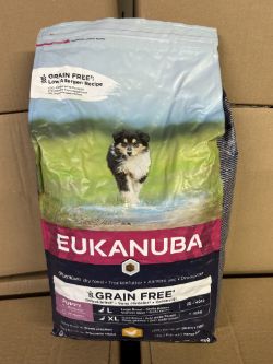 30X EUKANUBA CHICKEN DOG FOOD 3KG BAGS