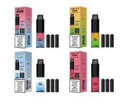 130 X HAPPY VIBES TWIST 2400 PUFFS TPD COMPLIANT DISPOSABLE VAPE ( OUT OF DATE )