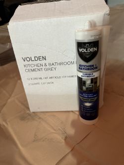 SILICONE JOB LOT 500X KITCHEN & BATHROOM CEMENT GREY 290ML