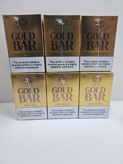 390 X GOLD BAR DISPOSABLE VAPE 600 PUFFS E-CIG 2ML 20MG
