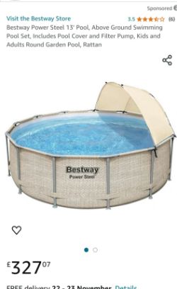 BESTWAY 13FT POOL - DAMAGED BOX APPEARS NEW