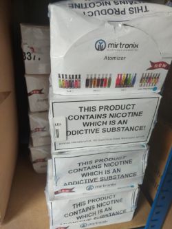 LARGE JOB LOT OF E-CIG MIRTRONIX ELECTRIC CIGARETTES ATOMIZER/ENTRICH ATOMIZER NEW BOX ADULTS ONLY