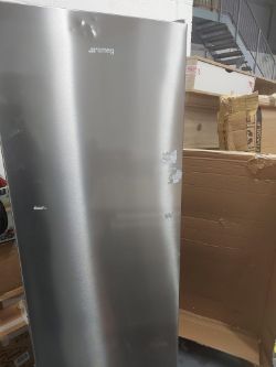 SMEG FRIDGE FREEZER NEW SMALL DENT SLIVER GREY