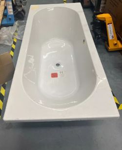 COLORADO WHITE DOUBLE ENDED STRAIGHT BATH - 1700 X 750MM NEW