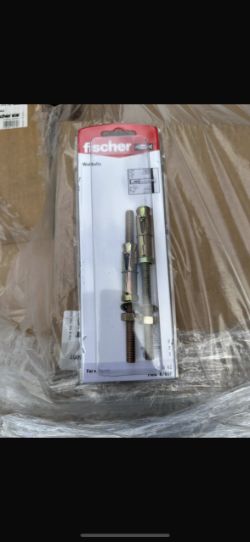 180X FISCHER WALL BOLTS TWIN PACK HARDWARE JOB LOT CLEARANCE