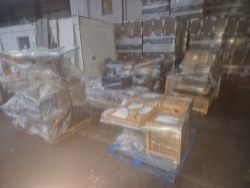 6X DFS HOME RAW RETURNS PALLETS WHICH HAS A MIX OF FURNITURE
