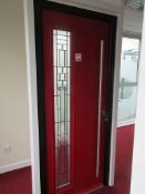 Composite showroom door