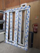 Two French doors (frames only)