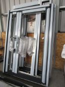 Three French doors (frames only)