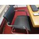 Ten chrome framed leatherette static boardroom armchairs - Image 5 of 7