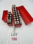 Marking stamps 6mm dot stress