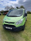 Ford Transit Custom 310 Eco-Tech 2.2Tdci L1H1 SWB Panel van, 99bhp (13/03/2015)