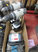 Makita DHP453 2 x cordless drills