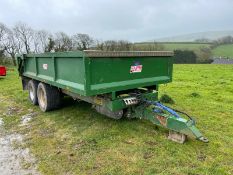 JPM Trailers Multipurpose twin axle dumper trailer (2015)