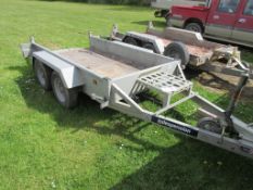 Indespension twin-axle plant trailer, 2.7-ton