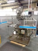 Semco LC - 1½ VS turret mill, variable speed no. 8C412501 (1988) Anilam Wizard 211 digital read out,