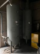2 x Cool Technology 1000L vertical air recievers
