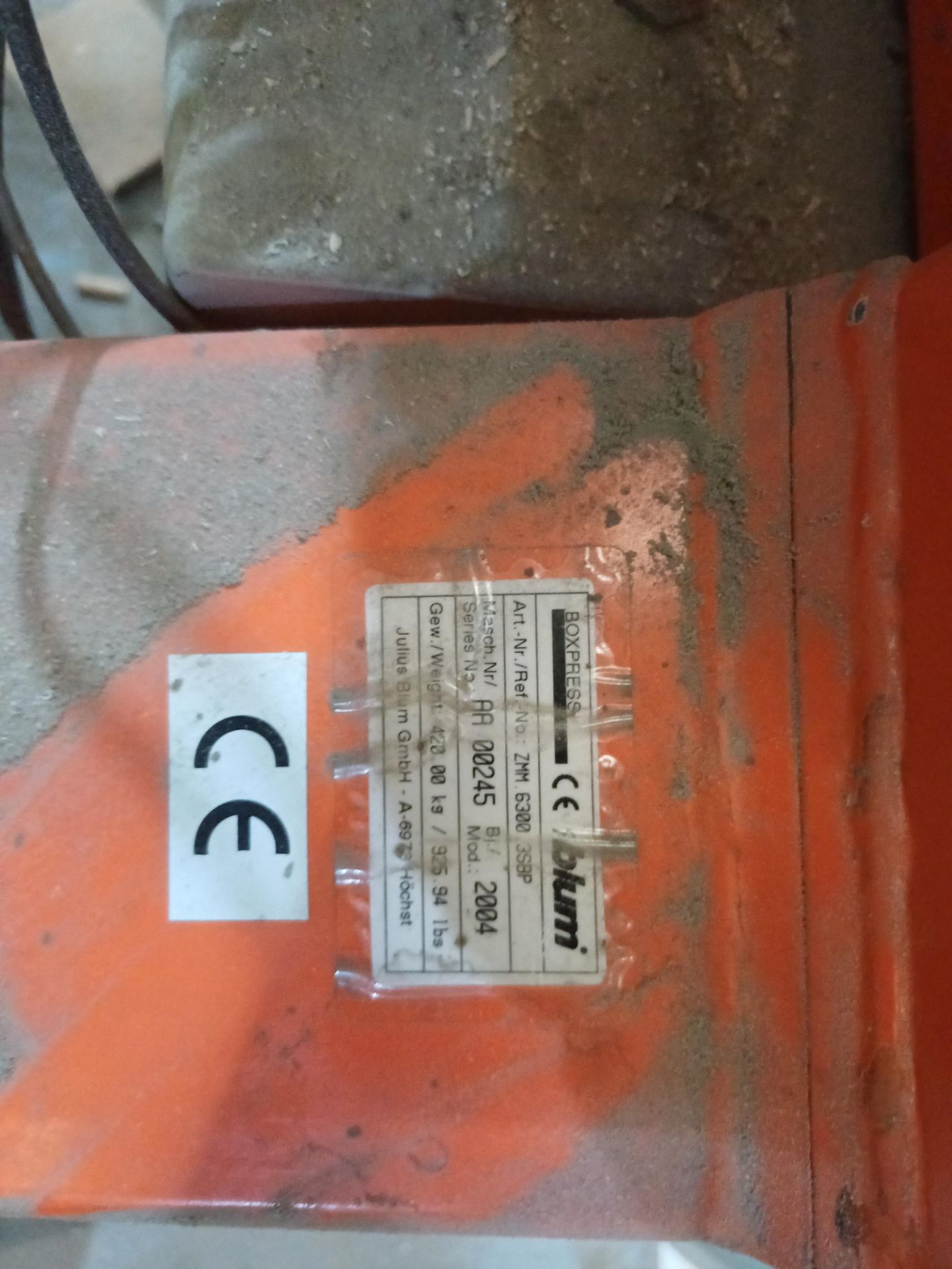 Blum BoxPress ZMM 6300 3SBP Box press (2004) - Image 3 of 4