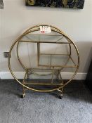 3-tiered metal framed hostess trolley (£200 new)