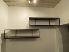 BoConcept “Bordeaux” wall mounted shelving units (2)