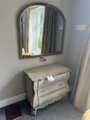 Chest of drawers & mirror