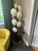 9-bulb freestanding light
