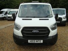 Ford Transit 350 L4 Leader Ecoblue RWD 170ps 2.0 diesel automatic dropside flatbed truck, load bed a