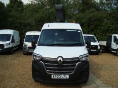 Renault Master 35 medium wheel base diesel manual panel van and mobile elevated work platform