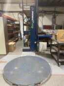 RoboPac Ecoplat base rotary pallet wrapper (2011)