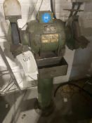 NECO double ended pedestal grinder