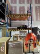 Bay of boltless 3-shelf adjustable racking