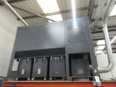 SAF Teknic iTech 3 bin dust extractor, type STK-10.000 serial no. 274, dust capacity 10,000 (2022)